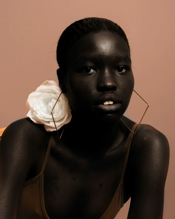 A creative personality in an editorial portrait